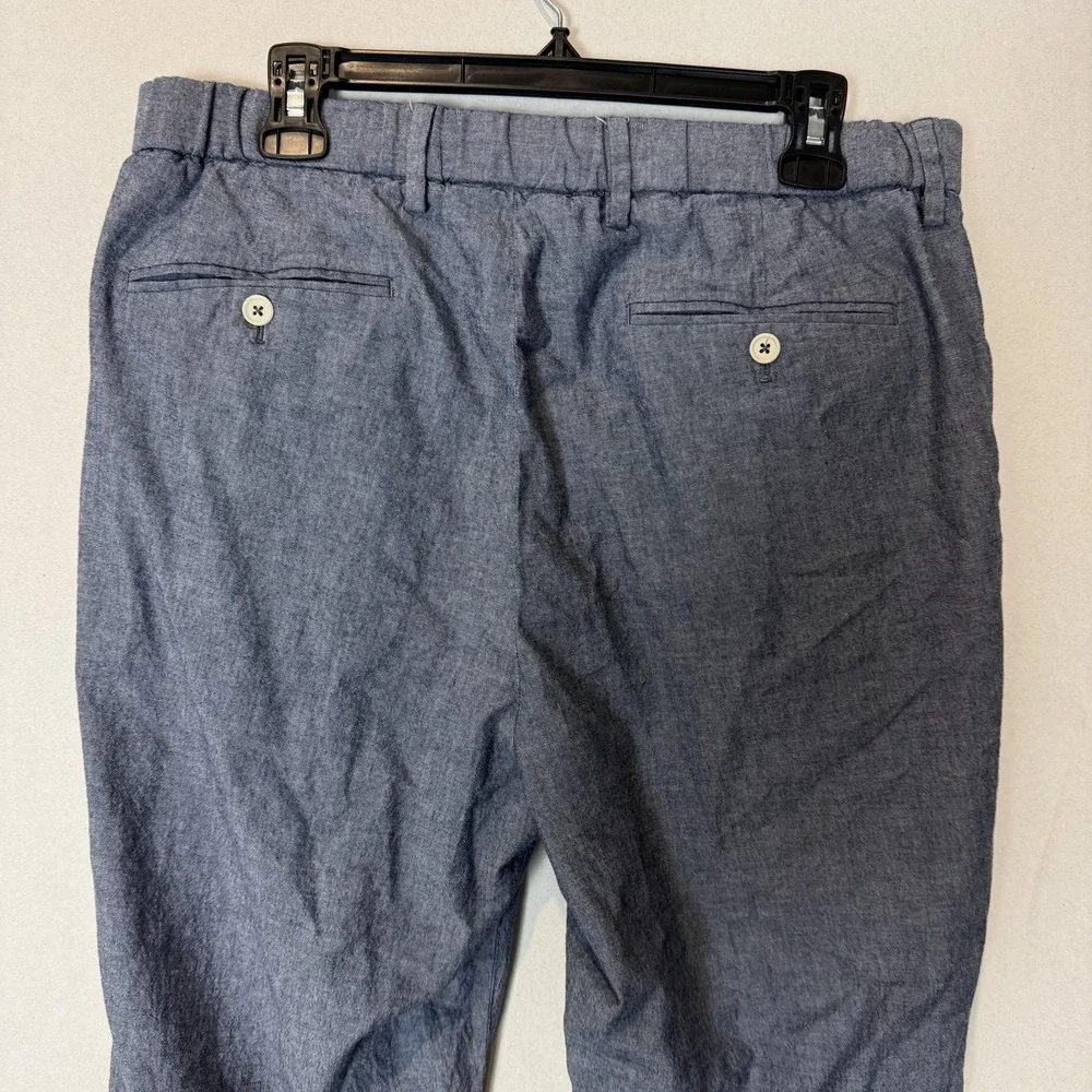 Todd Snyder Blue Drawstring Chinos